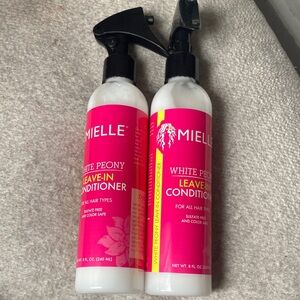 Mielle White Peony Leave-In Conditioner - Vibrant Pink NEW